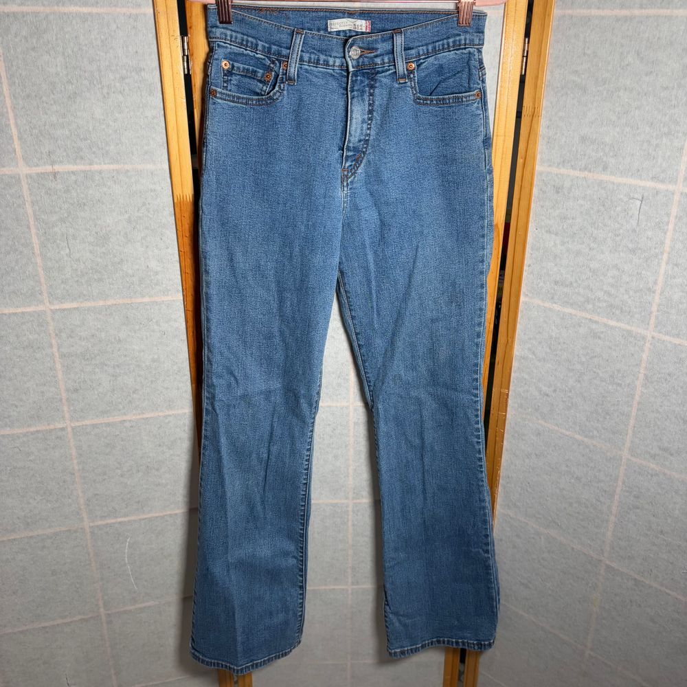 Levi Strauss Perfectly Slimming 512 Women's Sz 6M High Rise Straight Bootcut 27‎